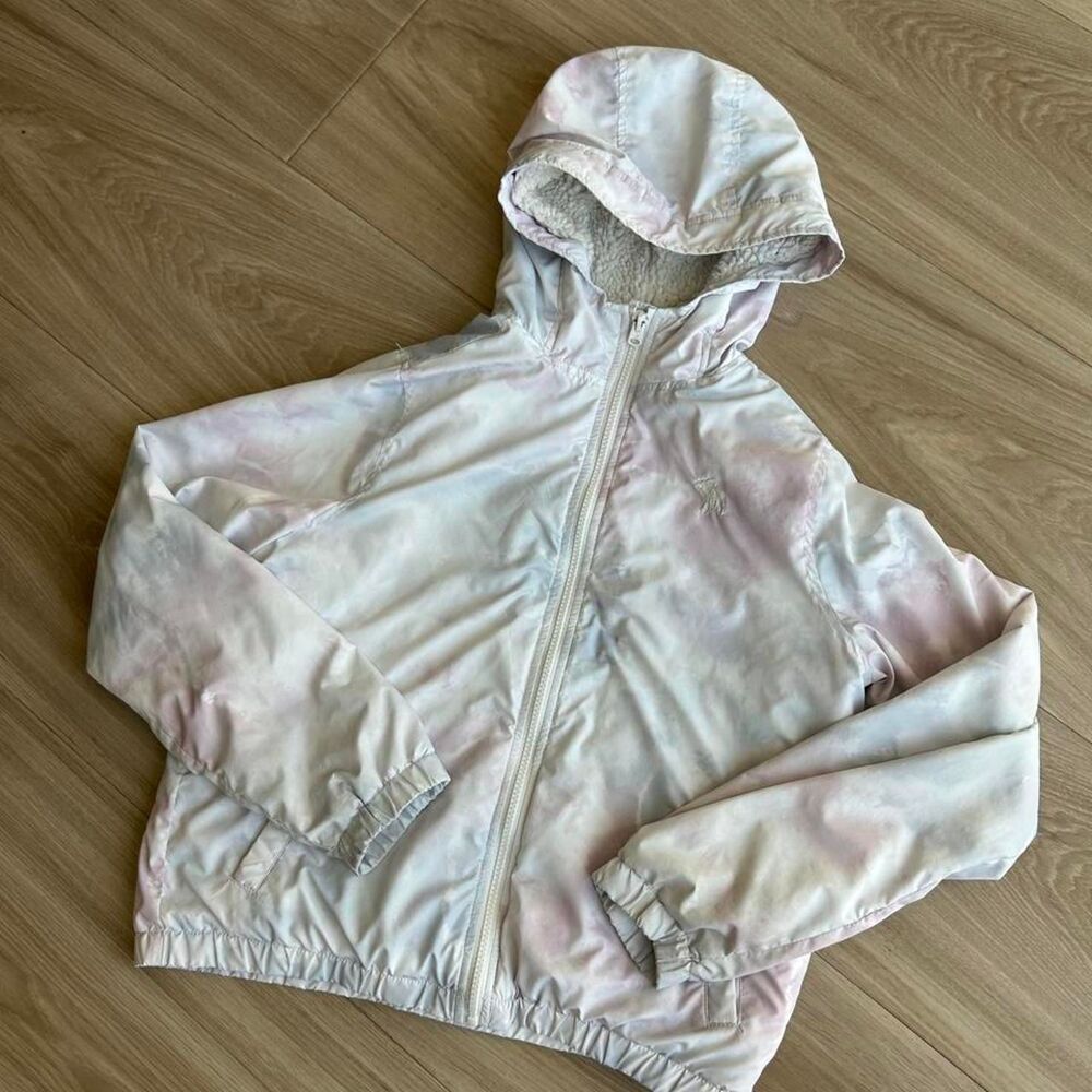 Abercrombie Kids Women's tie die warm Jacket sz 11/12